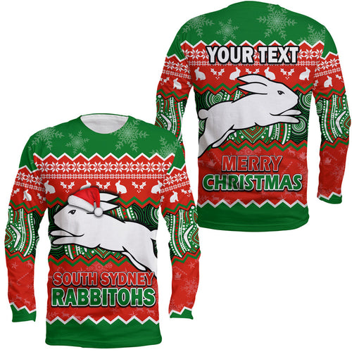 custom-personalised-south-sydney-rabbitohs-aboriginal-christmas-vibe-long-sleeve-shirt