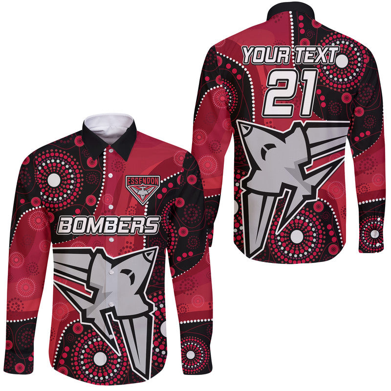 custom-personalised-essendon-football-aboriginal-bombers-hawaii-long-sleeve-button-shirt