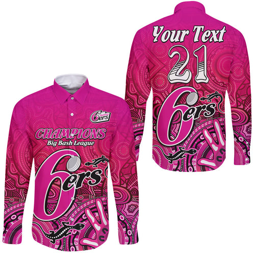 custom-personalised-sydney-sixers-champions-long-sleeve-button-shirt-lizard-indigenous-aboriginal