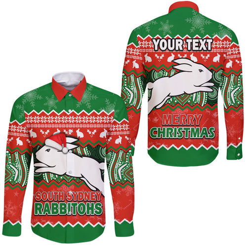 custom-personalised-south-sydney-rabbitohs-aboriginal-christmas-vibe-hawaii-long-sleeve-button-shirt