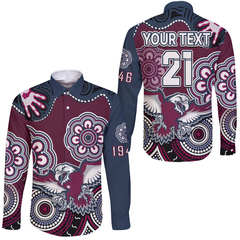 custom-text-and-number-sea-eagles-rugby-hawaii-long-sleeve-button-shirt-simple-aboriginal-1946