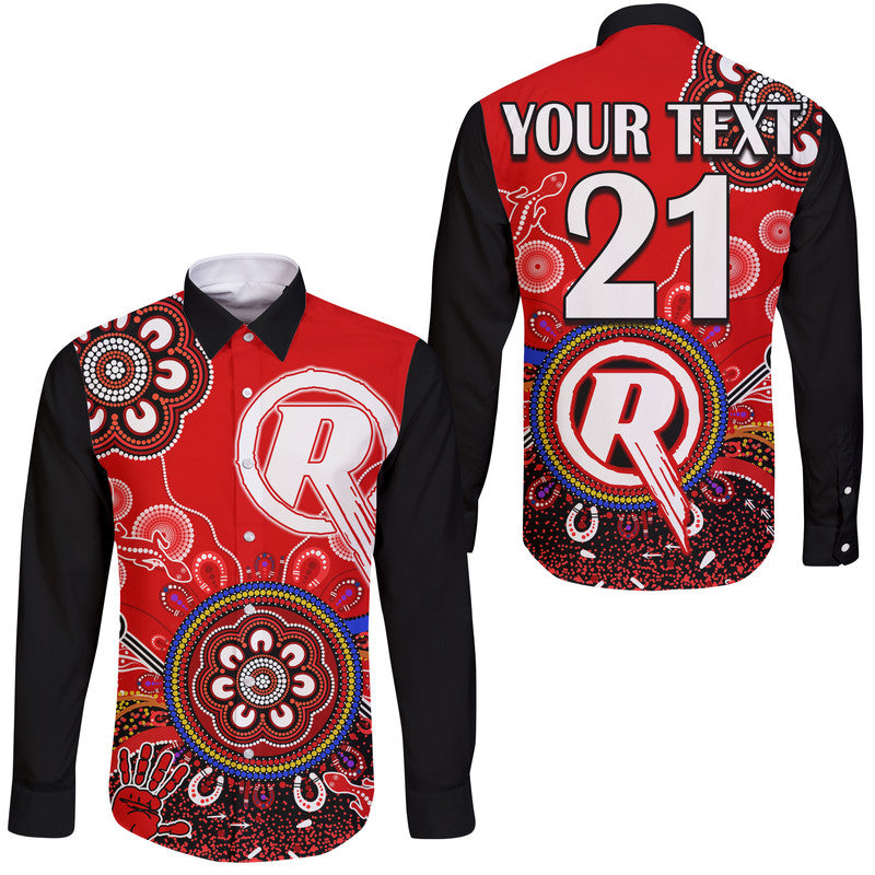 custom-personalised-melbourne-renegades-hawaii-long-sleeve-button-shirt-cricket-indigenous-aboriginal-lizard-version