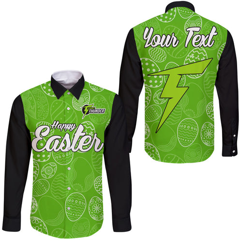 custom-personalised-sydney-thunder-cricket-happy-easter-day-hawaii-long-sleeve-button-shirt-simple-style