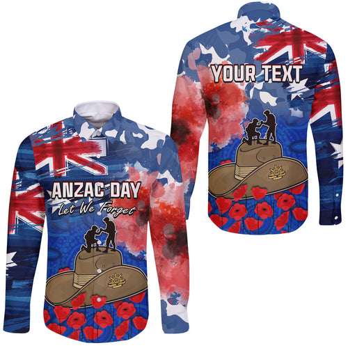 custom-personalised-australia-anzac-day-hawaii-long-sleeve-button-shirt-grunge-australia-flag-and-red-poppy