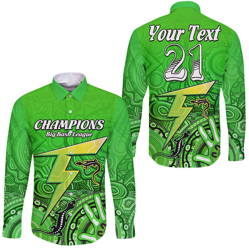 custom-personalised-sydney-thunder-cricket-champions-hawaii-long-sleeve-button-shirt-lizard-indigenous-aboriginal