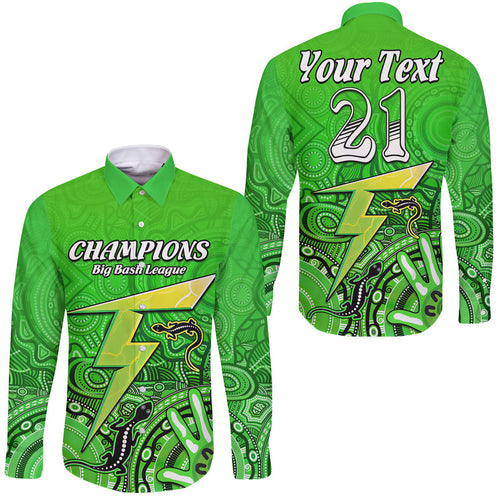 custom-personalised-sydney-thunder-cricket-champions-hawaii-long-sleeve-button-shirt-lizard-indigenous-aboriginal