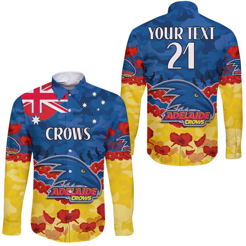 custom-personalised-adelaide-crows-football-anzac-long-sleeve-button-shirt-lest-we-forget