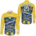 custom-personalised-cowboys-rugby-hawaii-long-sleeve-button-shirt-boomerang-indigenous-dots