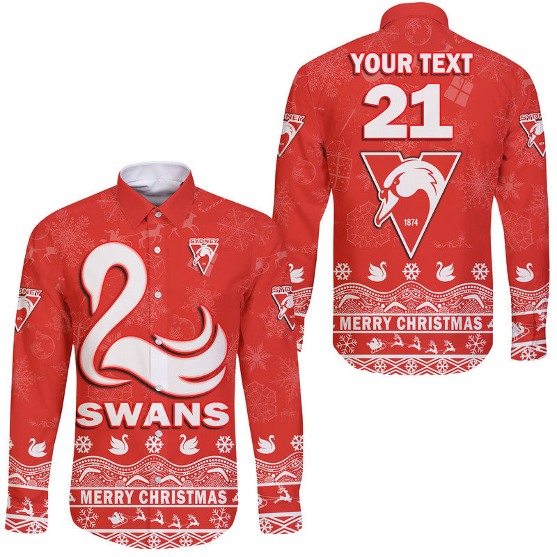 custom-personalised-and-number-sydney-swans-unique-winter-season-hawaii-long-sleeve-button-shirt-swans-merry-christmas