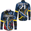 custom-personalised-cowboys-rugby-hawaii-long-sleeve-button-shirt-aboriginal-dots-version