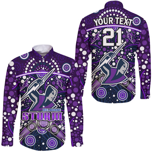 custom-personalised-storm-rugby-hawaii-long-sleeve-button-shirt-melbourne-boomerang-indigenous-dots