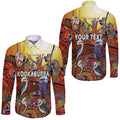 custom-personalised-australia-kookaburra-dreaming-aboriginal-arty-style-hawaii-long-sleeve-button-shirt