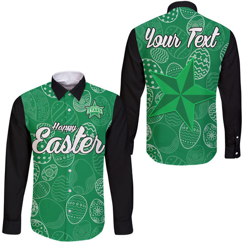 custom-personalised-melbourne-stars-cricket-happy-easter-day-hawaii-long-sleeve-button-shirt-simple-style