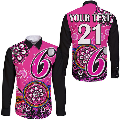 custom-personalised-sydney-sixers-hawaii-long-sleeve-button-shirt-cricket-indigenous-aboriginal-lizard-version