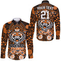 custom-personalised-wests-tigers-rugby-hawaii-long-sleeve-button-shirt-boomerang-indigenous-dots