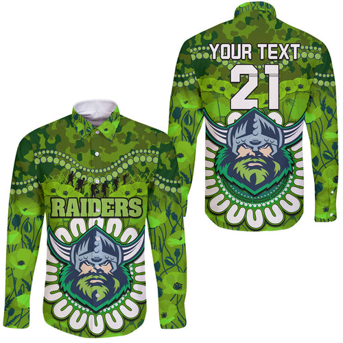 custom-personalised-raiders-rugby-anzac-hawaii-long-sleeve-button-shirt-camouflage-poppy