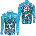 custom-personalised-sharks-rugby-hawaii-long-sleeve-button-shirt-boomerang-indigenous-dots