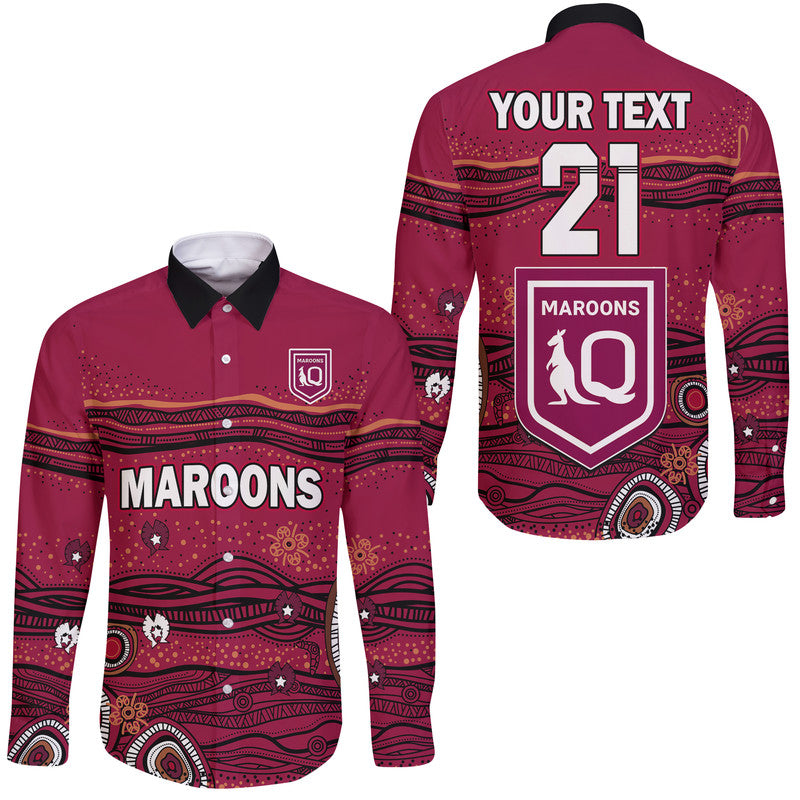 custom-personalised-qld-maroons-rugby-hawaii-long-sleeve-button-shirt-indigenous