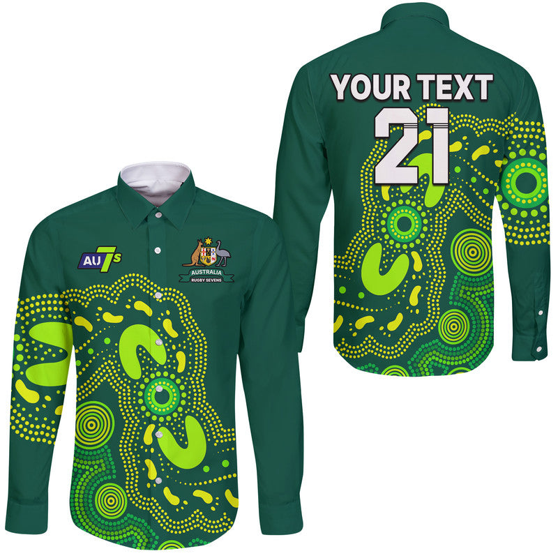 custom-text-and-number-australia-rugby-sevens-hawaii-long-sleeve-button-shirt-aboriginal