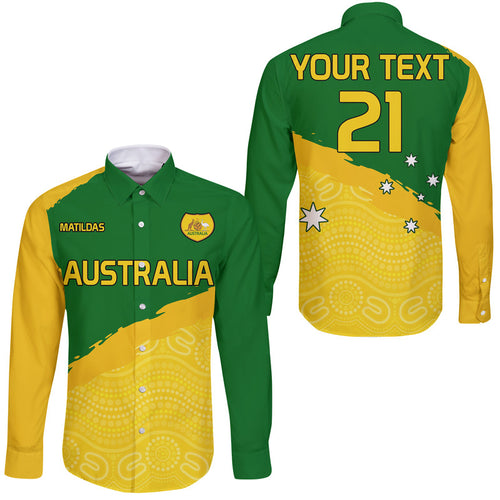 custom-personalised-australia-soccer-hawaii-long-sleeve-button-shirt-world-cup-football-matildas-female-socceroos