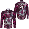 custom-personalised-sea-eagles-rugby-hawaii-long-sleeve-button-shirt-boomerang-indigenous-dots
