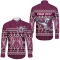 custom-personalised-manly-warringah-maroon-sea-eagles-christmas-vibe-hawaii-long-sleeve-button-shirt