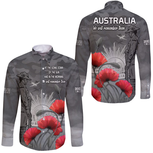 remembrance-day-hawaii-long-sleeve-button-shirt-soldier-australian-army-rising-sun-with-red-poppy
