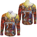 australia-kookaburra-dreaming-aboriginal-arty-style-hawaii-long-sleeve-button-shirt