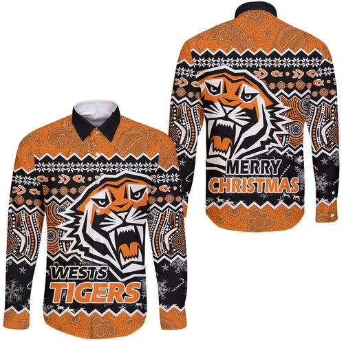 wests-tigers-aboriginal-christmas-vibe-gold-version-hawaii-long-sleeve-button-shirt