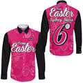 sydney-sixers-cricket-happy-easter-day-hawaii-long-sleeve-button-shirt-simple-style
