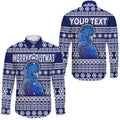 custom-personalised-australian-cockatoo-christmas-vibe-with-aboriginal-dot-painting-style-hawaii-long-sleeve-button-shirt