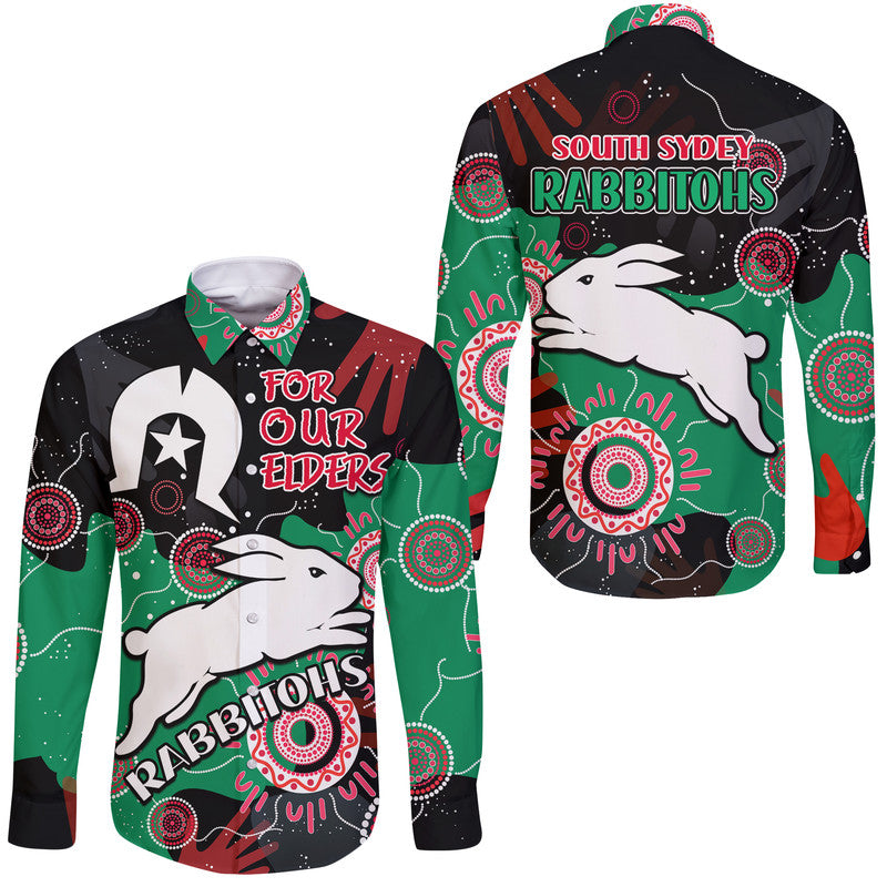 rabbitohs-rugby-naidoc-2023-long-sleeve-button-shirt-torres-strait-aboriginal