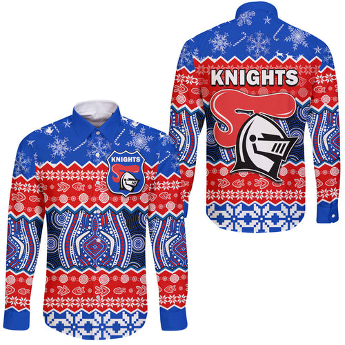 knights-aboriginal-rugby-novocastrians-christmas-vibe-hawaii-long-sleeve-button-shirt