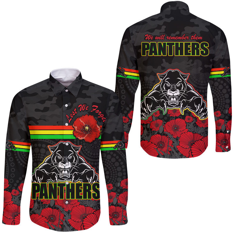 panthers-rugby-anzac-hawaii-long-sleeve-button-shirt-angry-panther-camouflage-with-poppy