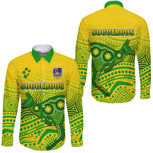 australia-aboriginal-soccer-hawaii-long-sleeve-button-shirt-kangaroo-socceroos-art-style