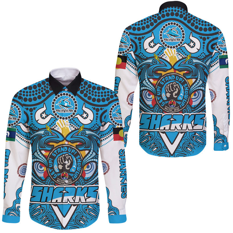 cronulla-sutherland-sharks-aboriginal-naidoc-week-2022-hawaii-long-sleeve-button-shirt