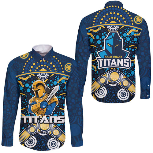 titans-rugby-hawaii-long-sleeve-button-shirt-boomerang-indigenous-dots