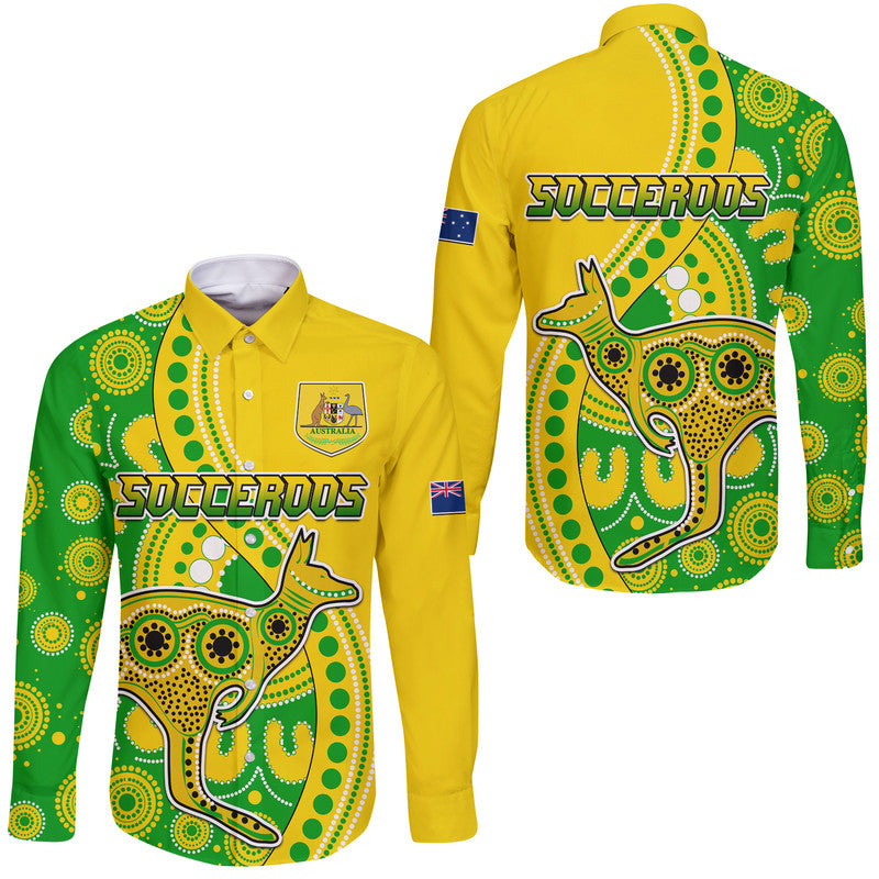 australia-kangaroo-soccer-world-cup-hawaii-long-sleeve-button-shirt-socceroos-aboriginal