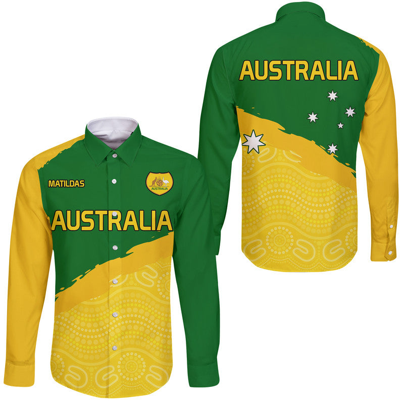 australia-soccer-hawaii-long-sleeve-button-shirt-world-cup-football-matildas-female-socceroos