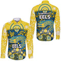 parramatta-eels-rugby-hawaii-long-sleeve-button-shirt-boomerang-indigenous-dots