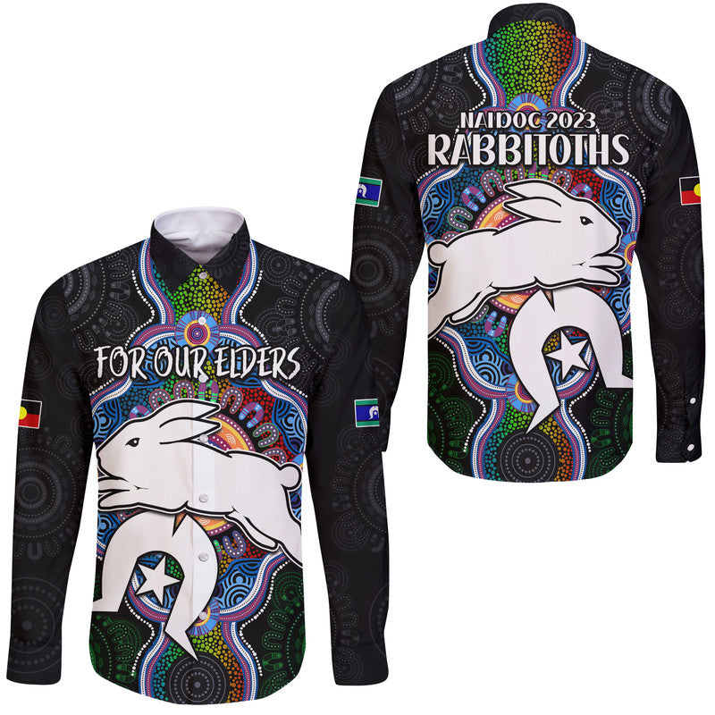 naidoc-week-2023-for-our-elders-hawaii-long-sleeve-button-shirt-rabbitoths-indigenous