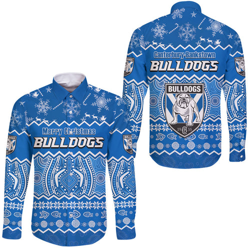bulldogs-aboriginal-canterbury-bankstown-christmas-vibe-hawaii-long-sleeve-button-shirt