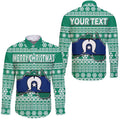 custom-personalised-australian-torres-strait-christmas-vibe-with-aboriginal-dot-painting-style-hawaii-long-sleeve-button-shirt