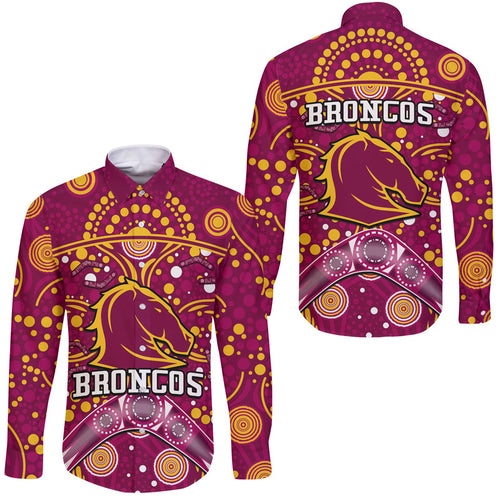 broncos-rugby-hawaii-long-sleeve-button-shirt-boomerang-indigenous-dots