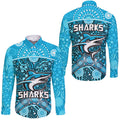 sharks-rugby-hawaii-long-sleeve-button-shirt-boomerang-indigenous-dots