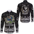 collingwood-pies-unique-winter-season-hawaii-long-sleeve-button-shirt-magpies-merry-christmas