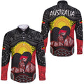 australia-indigenous-aboriginal-family-hawaii-long-sleeve-button-shirt