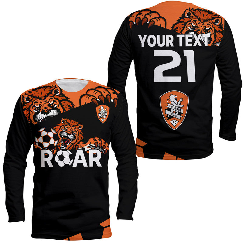 custom-personalised-brisbane-roar-soccer-long-sleeve-shirt-the-roar-mascot