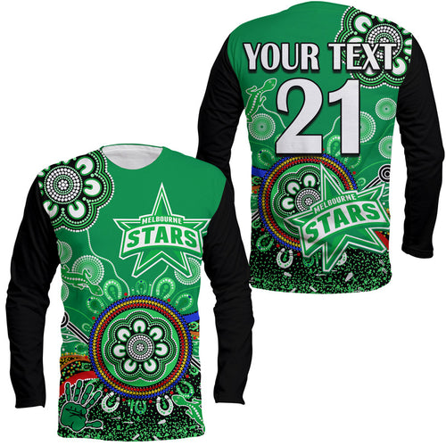 custom-personalised-melbourne-stars-long-sleeve-shirt-cricket-indigenous-aboriginal-lizard-version