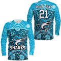 custom-personalised-sharks-rugby-long-sleeve-shirt-boomerang-indigenous-dots